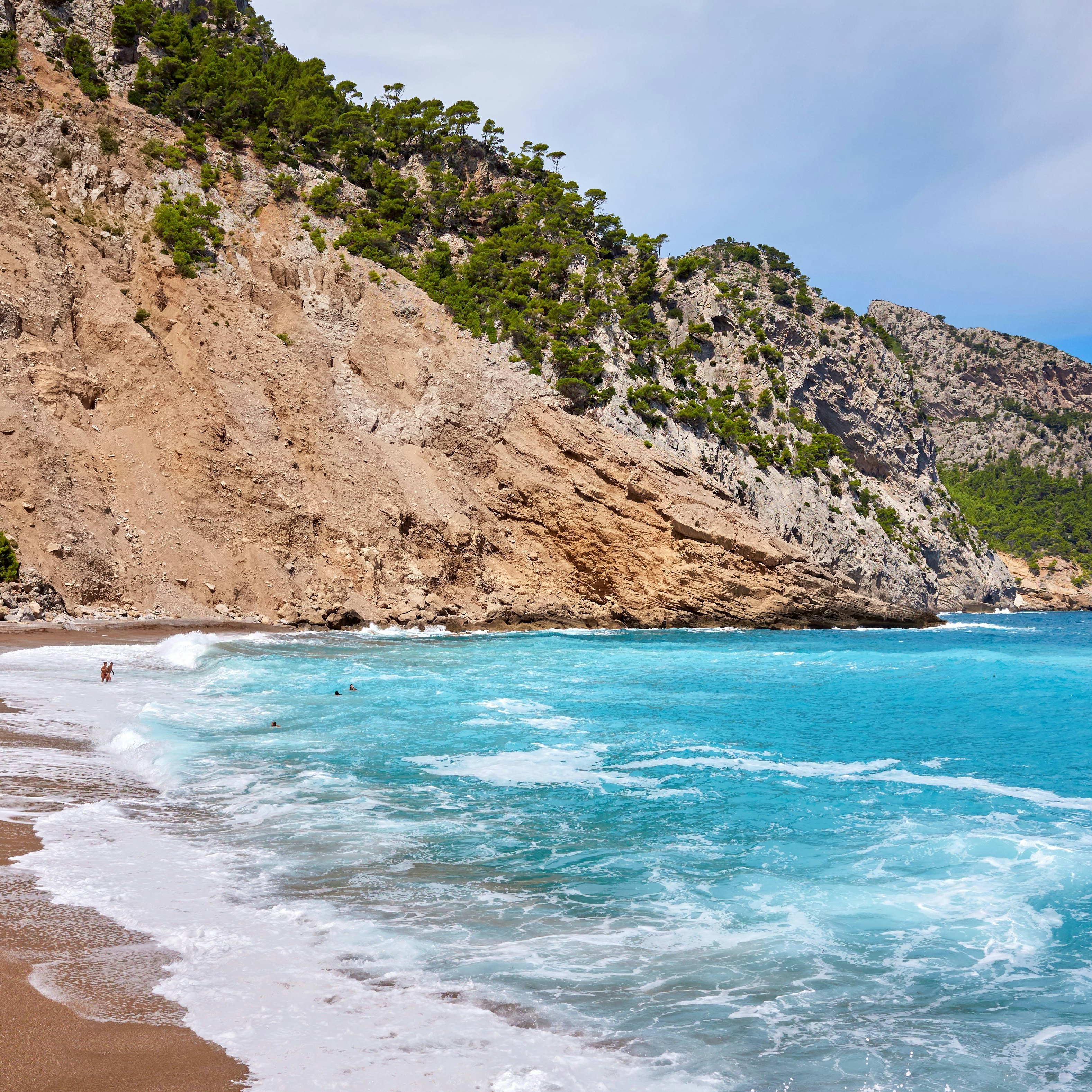 Scenic Coll Baix beach on Mallorca, Spain.
Coll Baix beach on Mallorca, Spain. - stock photo
Platja des Coll Baix